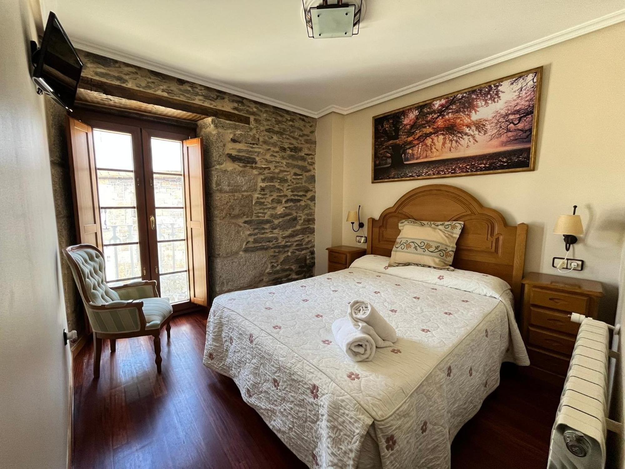 Hotel Caldelas Sacra-Pension Rustica 3 Estrellas Кастро-Кальделас Екстер'єр фото