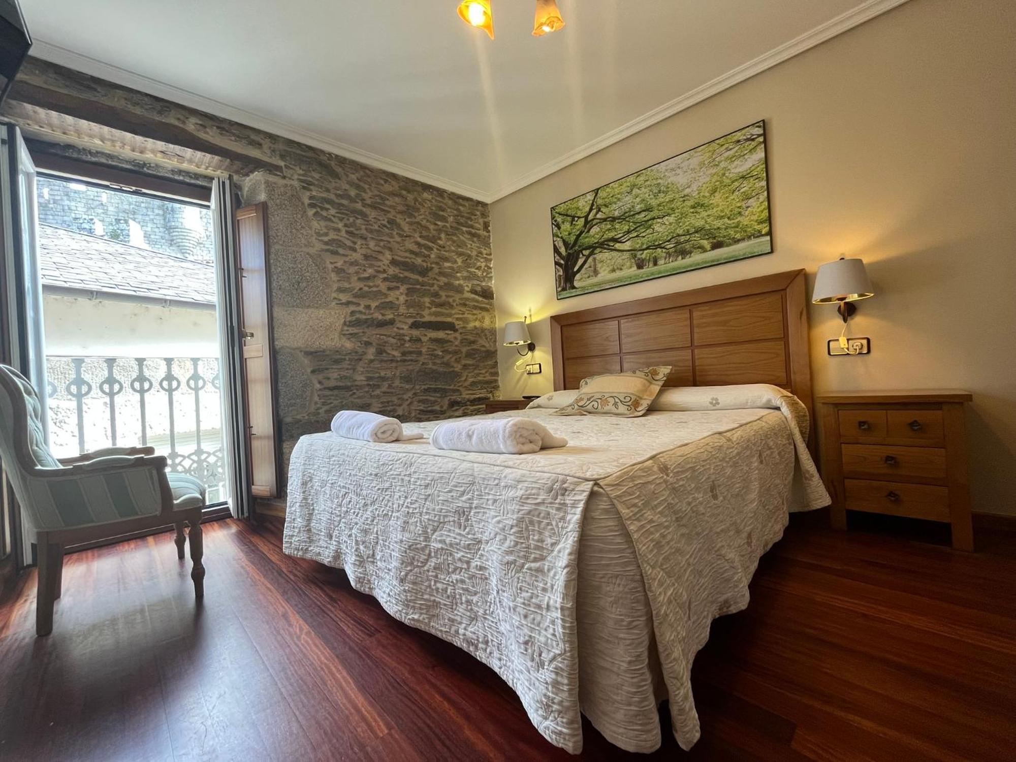 Hotel Caldelas Sacra-Pension Rustica 3 Estrellas Кастро-Кальделас Екстер'єр фото